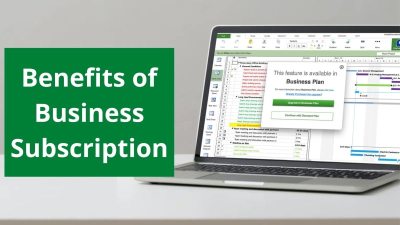 Benefits of Business Subscription