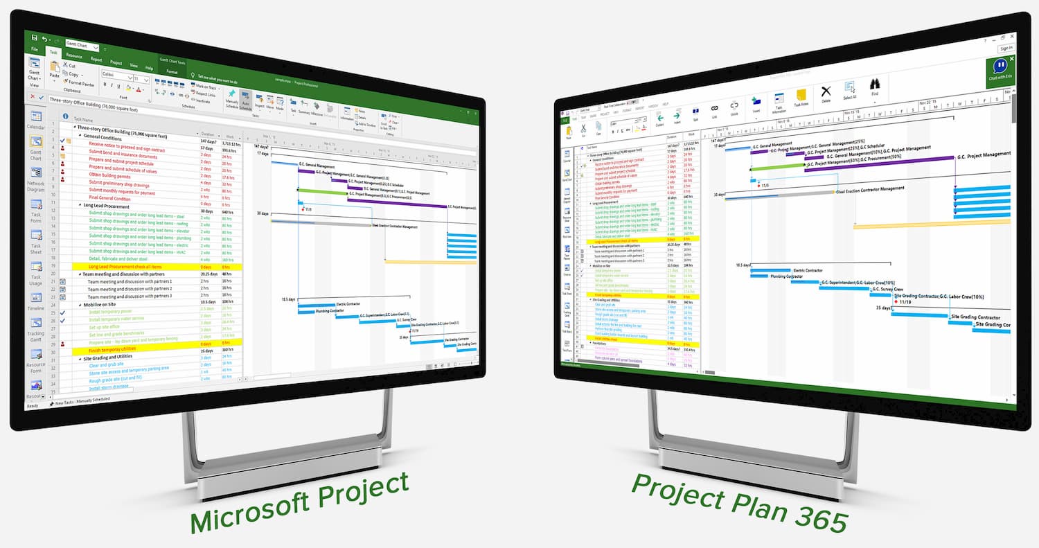 Microsoft Project vs Project Plan 365